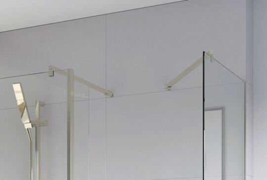 Tucker French Wet Room Side Panel Brace Kit (use with V2INBBK4590SQN) Square - 8/10mm