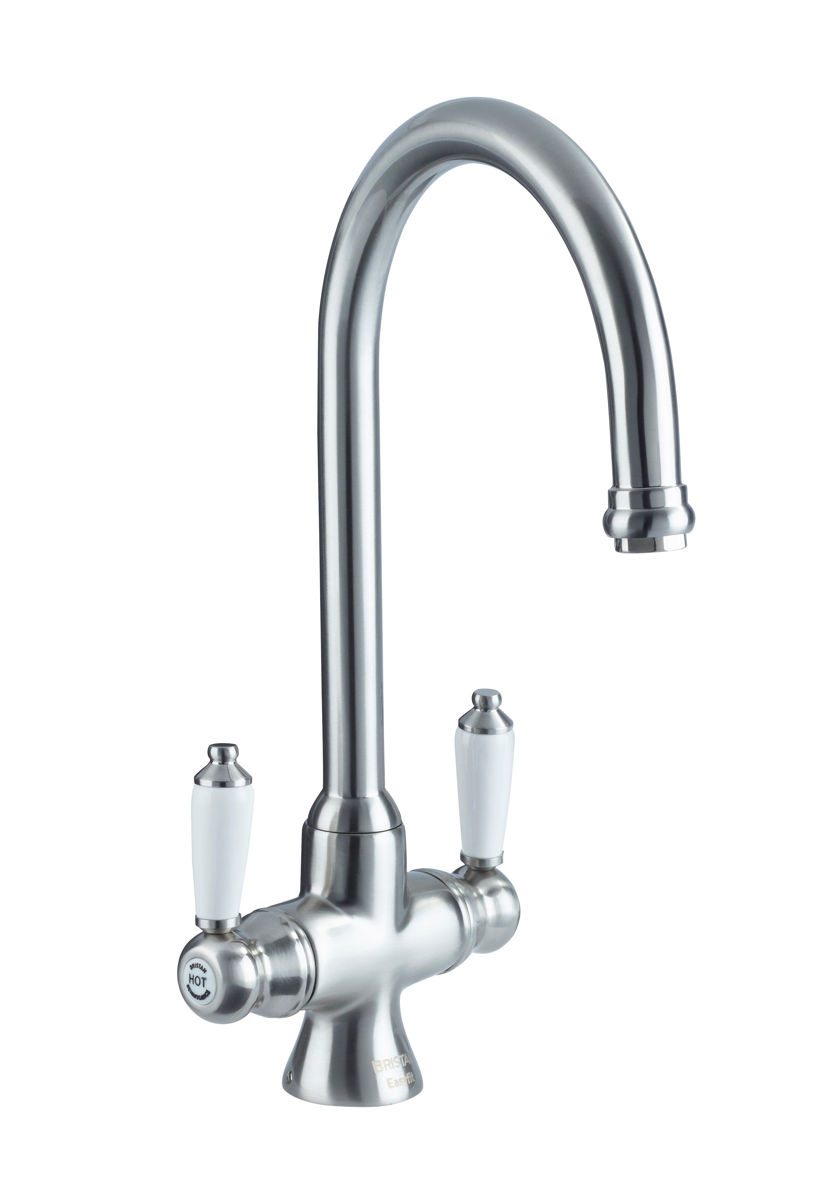 Bristan Renaissance Easyfit Sink Mixer Brushed Nickel