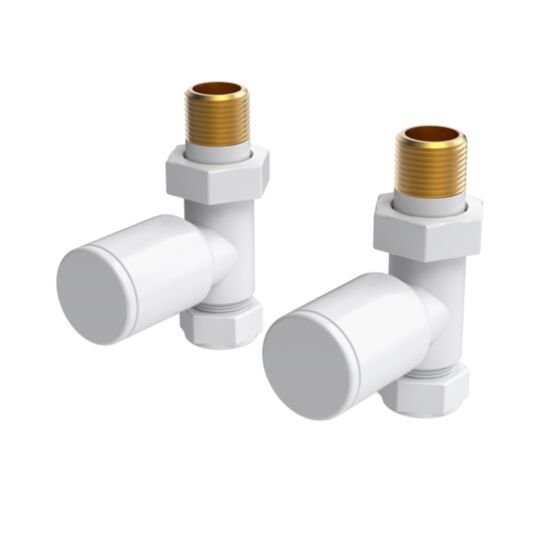 Instinct Contemporary Radiator Valves Straight ½" x 15mm INCNT003ST-ZWS