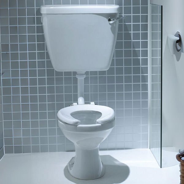 Lecico Atlas 320mm Height Low Level Infant School P Trap WC Pan With Cistern And Seat