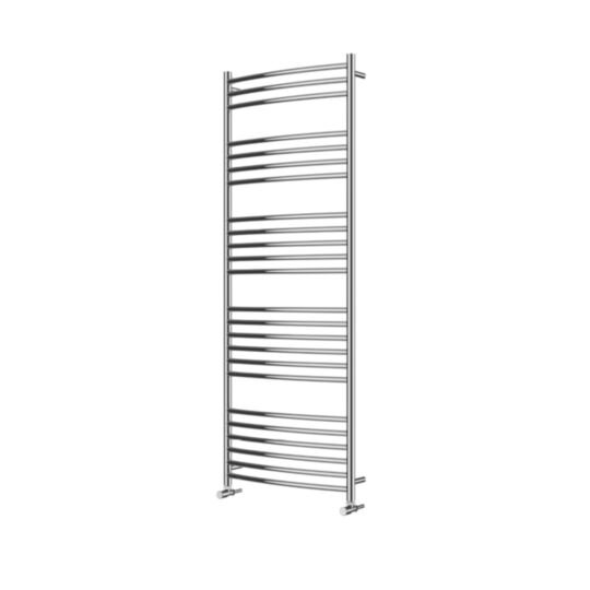 Instinct Kiso Curved 1600x600mm Heating Only Towel Rail Polished