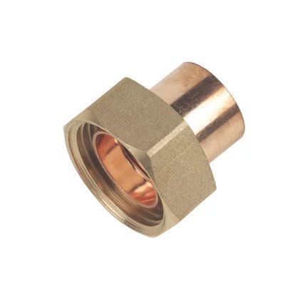 22mm x 1" Straight Cylinder Union End Feed