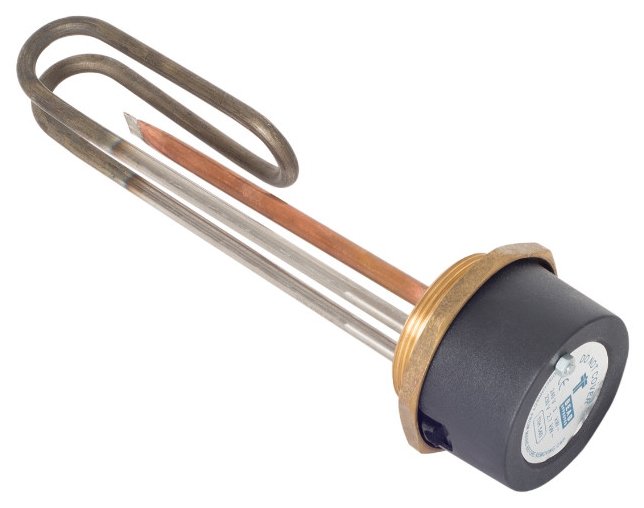 Tesla 11" Incoloy/Copper Immersion Heater & Dual Safety Thermostat