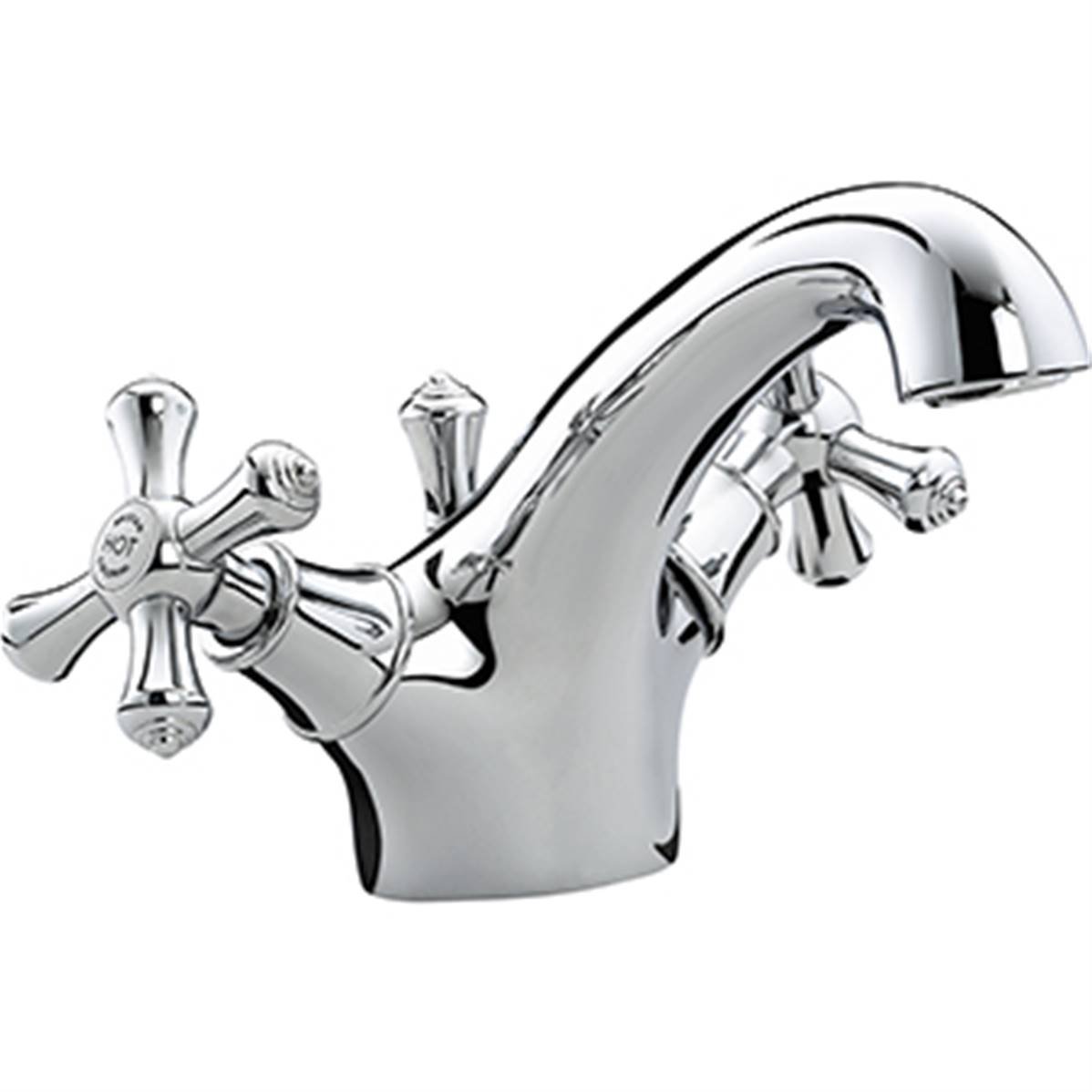 Bristan Colonial Mono Basin Mixer with Pop Up Waste Chrome K BAS C