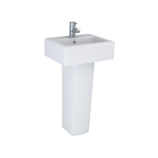Tucker French Surry Square 450mm Cloakroom Basin One Taphole