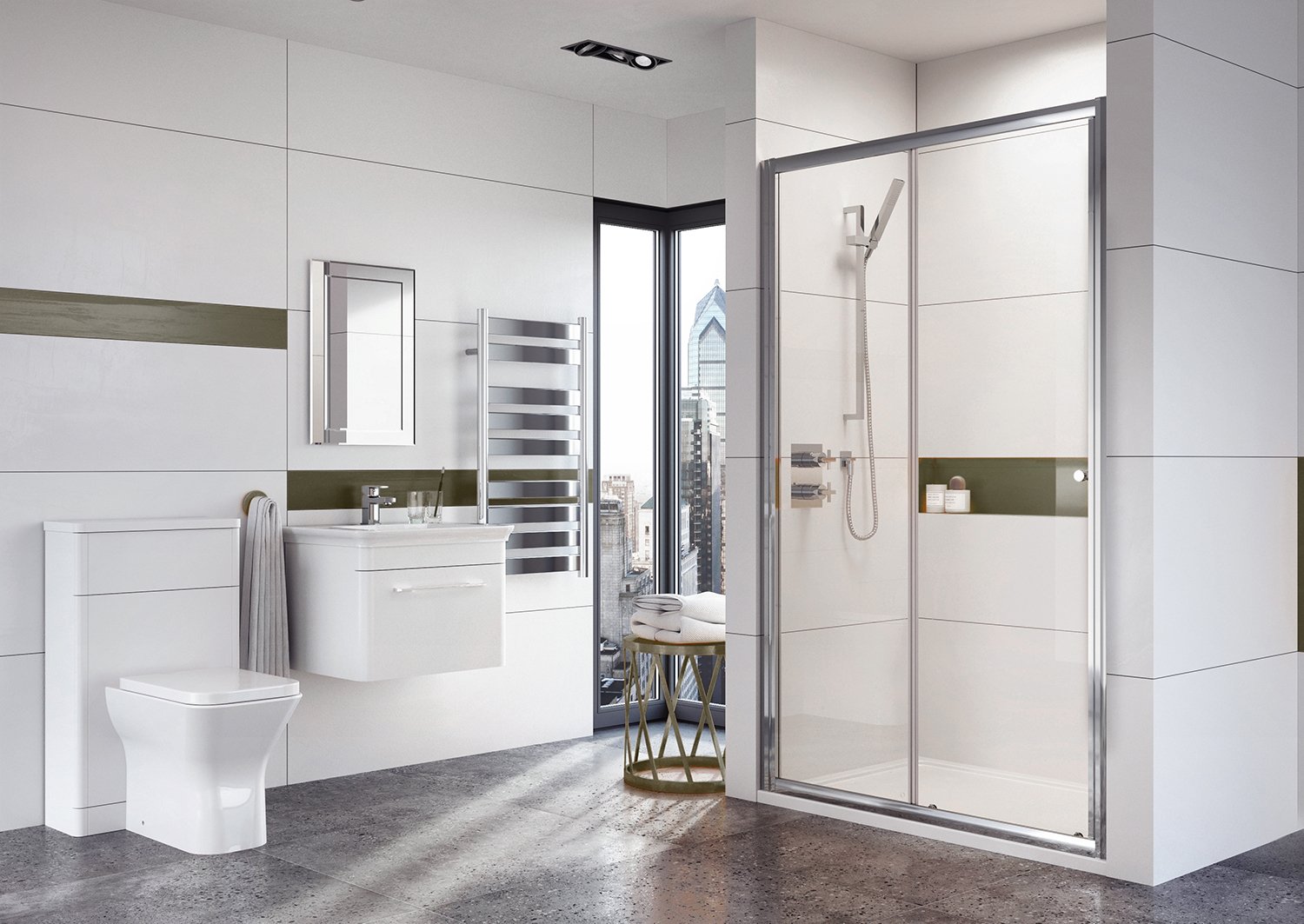Instinct 6 Slider Door 1400mm V2INS14CS