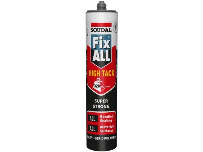 Soudal Fix All High Tack Sealant and Adhesive 290ml White 101444