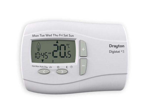 Drayton Digistat+ 3 Wired 7 Day, 5/2 Day Battery