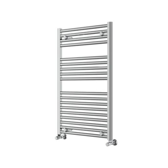 Instinct 22mm Cross Bar Straight Towel Rail 1200x600mm Heating Only Chrome PHGKT120-60CP