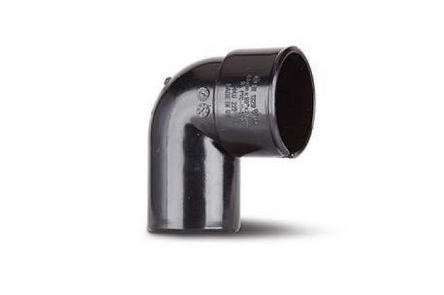 Polypipe 32mm 90 Degree Conversion Bend Black