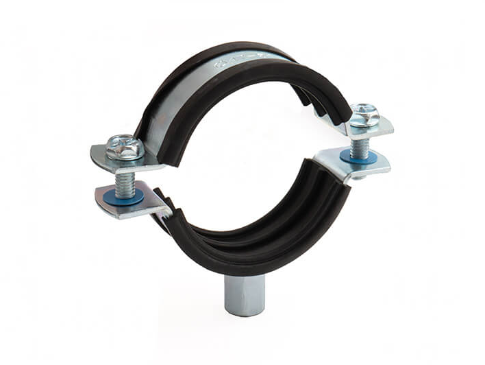 Standard Bzp Rubber Lined Pipe Clips 3 "