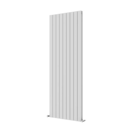 Tucker French 1800 x 670mm Double Panel White Vertical Radiator (Heating Only)