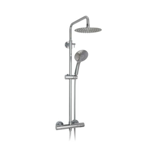 Tucker French Twin Outlet Thermostatic Shower Valve + Kit
