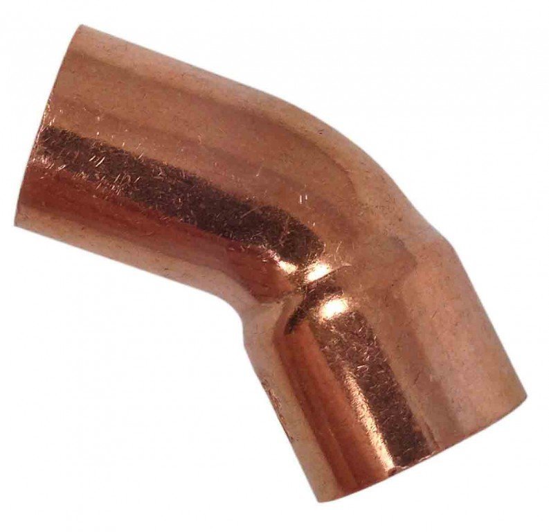 35mm 45 Degree Street Elbow End Feed