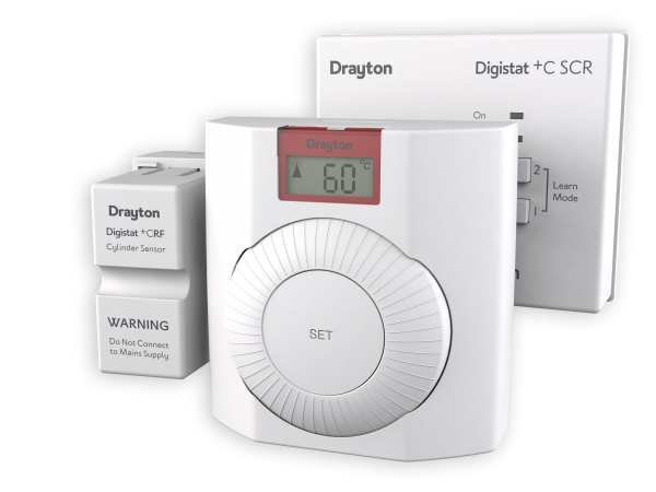 Drayton Digistat+C RF Thermostat, SCR and Sensor 13616