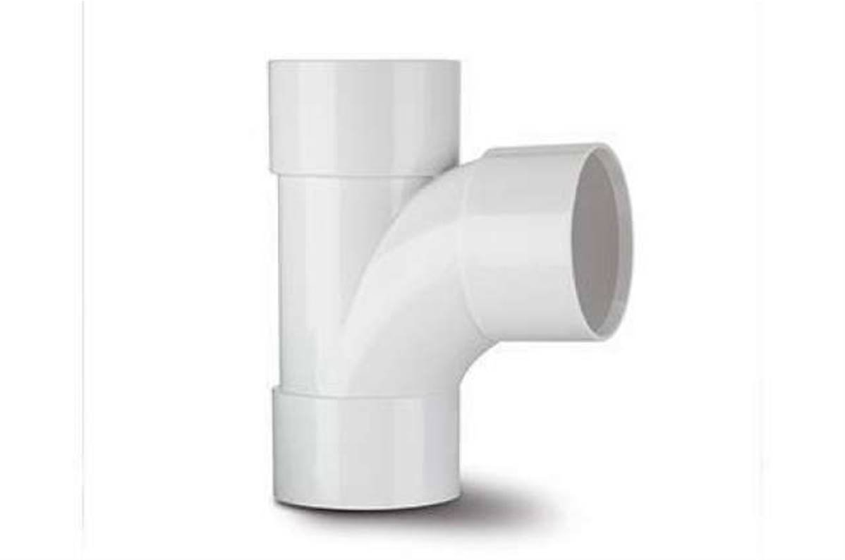 Polypipe Swept Tee 92½° 40mm WS22W