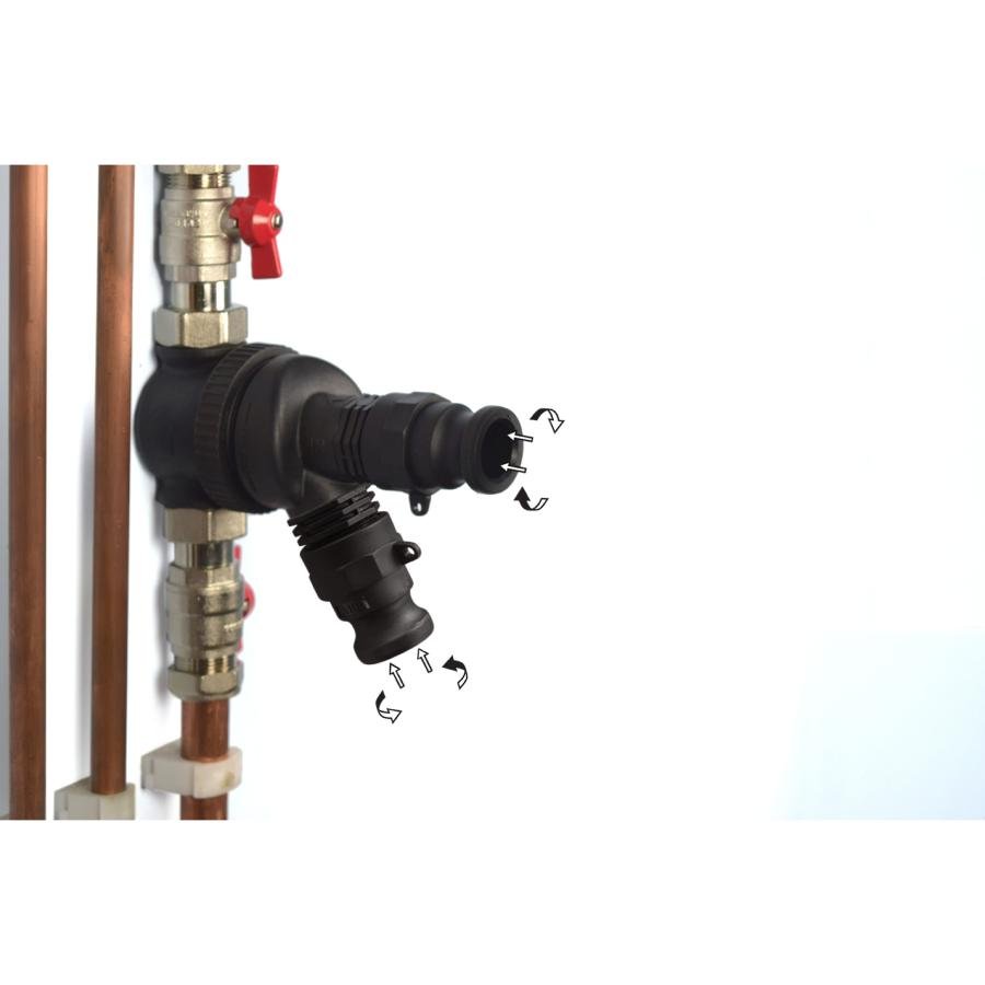 BoilerMag Universal Flushing Attachment for BM22 / BM28 (suits MagnaCleanse) Filter BMUA
