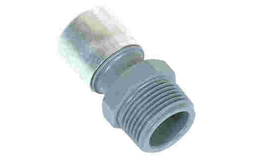 Buteline Male Press Connection 16 x 1/2" BMP16