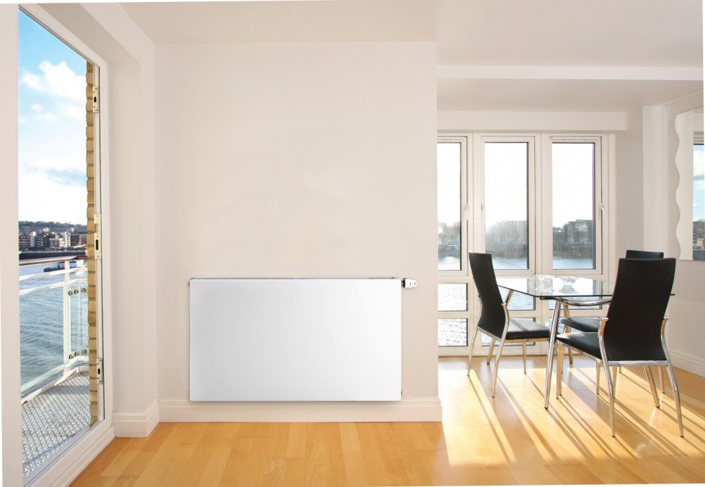Eco Flat 500mm x 1000mm Horizontal Double Radiator DM510
