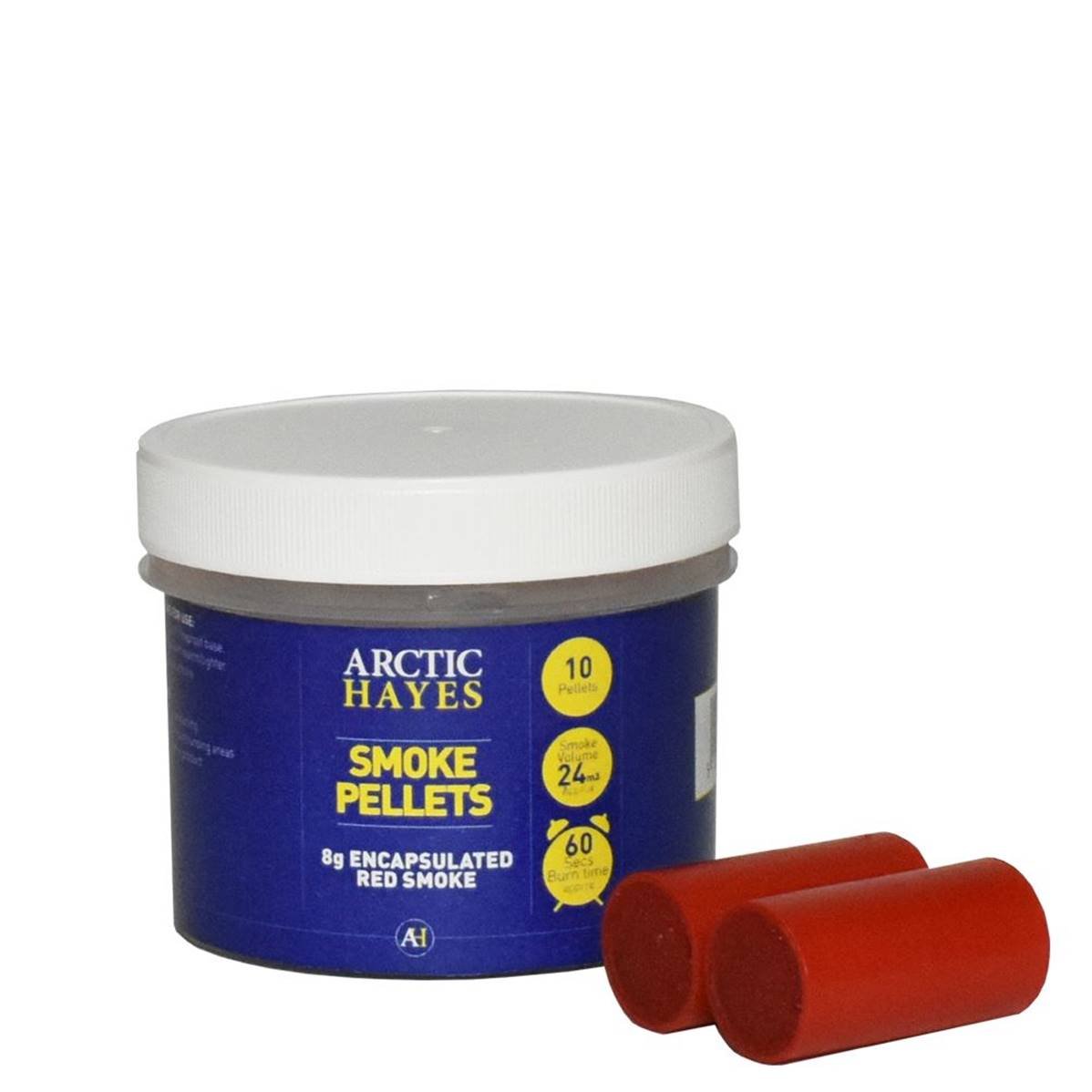Arctic Hayes 8g Encapsulated Red Smoke Pellets (10Pk) PH025C