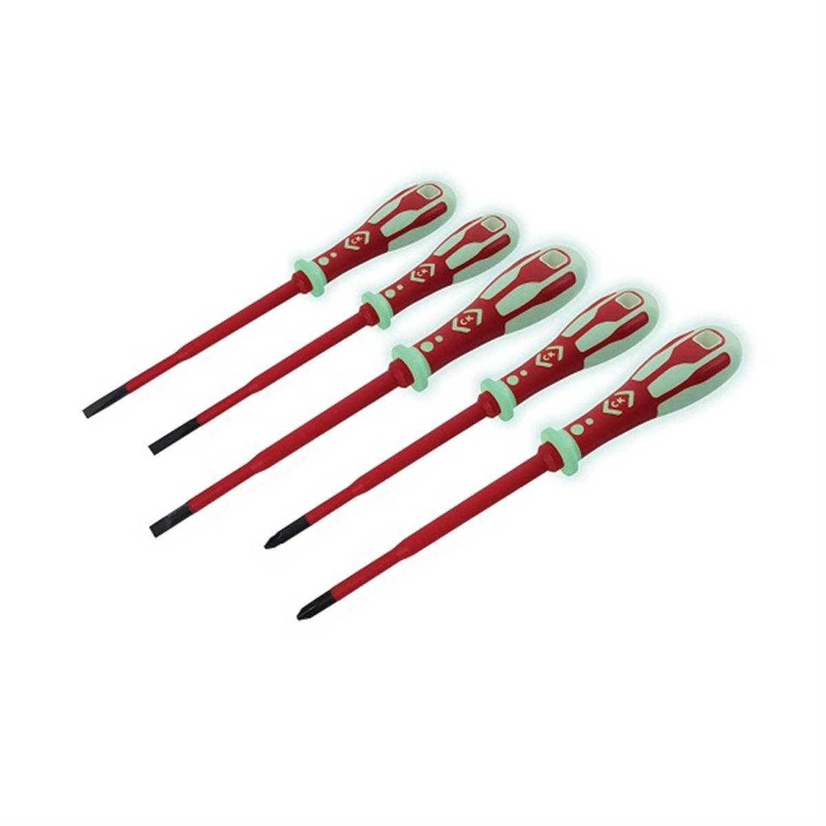C.K DextroVDE Slim GLO Screwdriver Set/5 PZ/SL T49283PD
