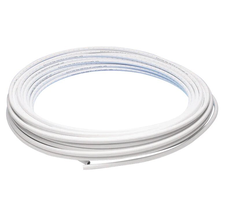 10mm x 50m White PVC Copper Coated Coil