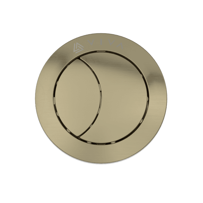 Viva Uni Button Brushed Brass (For Skylo Flush Valves)