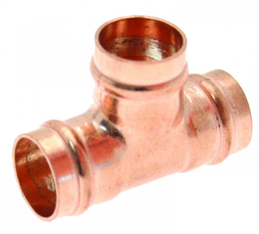 22mm Equal Tee Solder Ring 338419