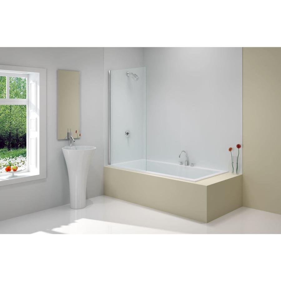 Merlyn Ionic Fixed Square Bathscreen 800 x 1500mm MB0