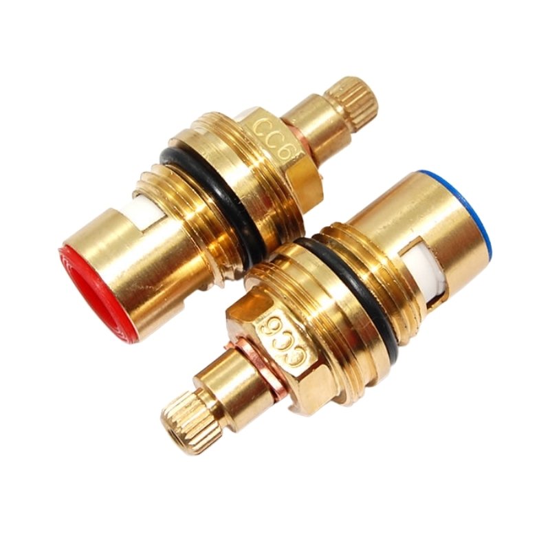 1/2" Pair Ceramic Tap Cartridge Hot/Cold CC6