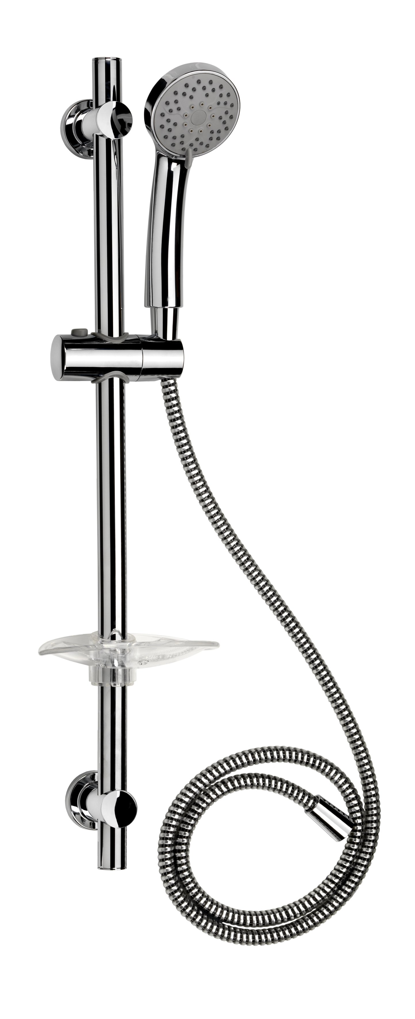 Instinct 3 Function ECO Shower Set with Flexi-Fit Riser Rail & Soap Dish INSTAM169341PG