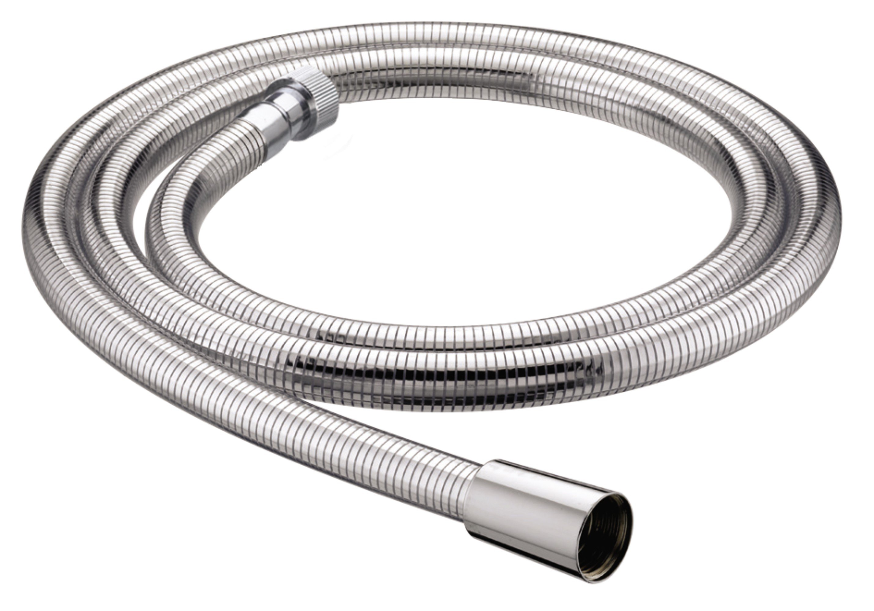 Bristan 1.25m Cone to Nut Std Bore Shower Hose Easy Clean Chrome