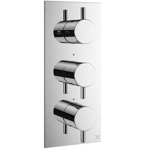 Crosswater Mpro 3 Handle Trimset Chrome - Must Be Paired With Wlbp3000R+
