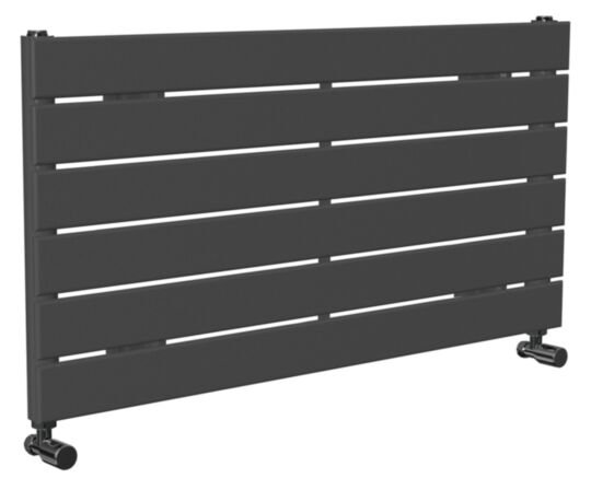 Tucker French 452 x 900mm Single Panel Anthracite Horizontal Radiator (Heating Only)