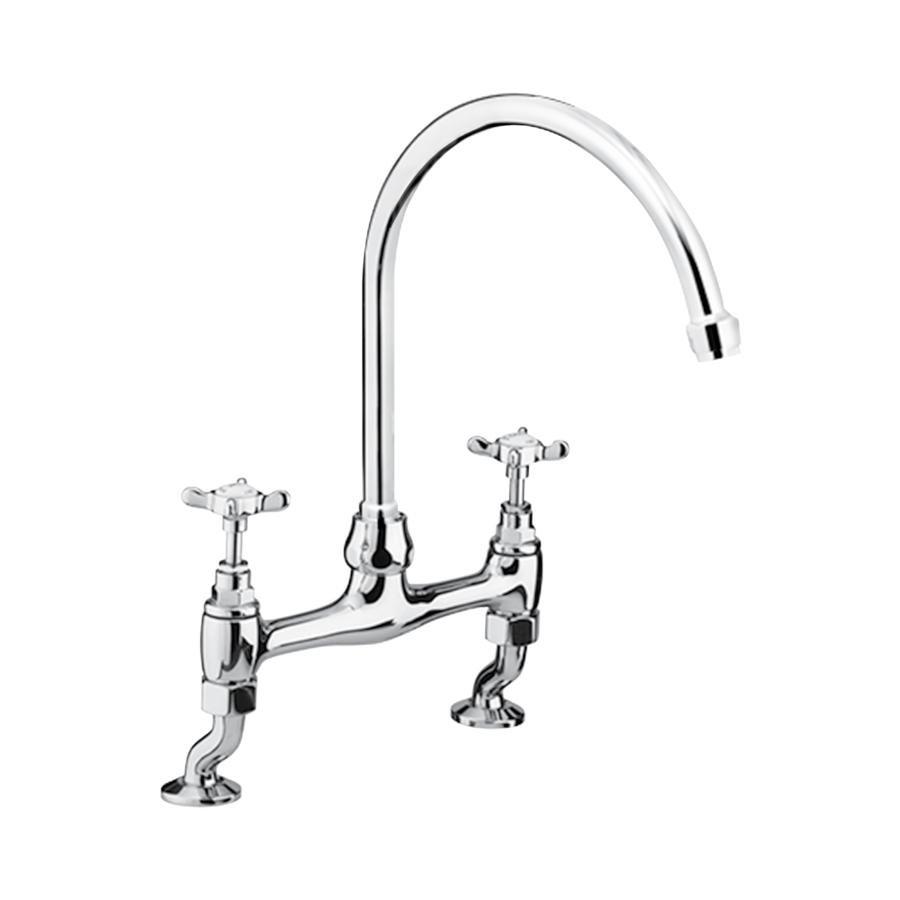 Bristan 1901 Deck Sink Mixer Chrome N DSM C