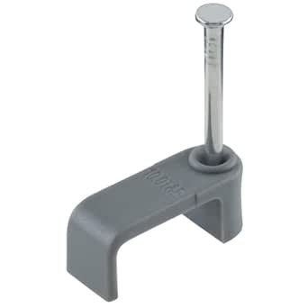1PK OF 10 1.5mm T&E CLIPS GREY