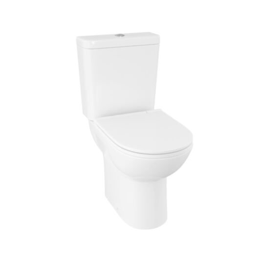 Tucker French Round Comfort Height Open Back Close Coupled Pan Pack (Pan, 4/2.6Ltr Cistern + Soft Close Seat)