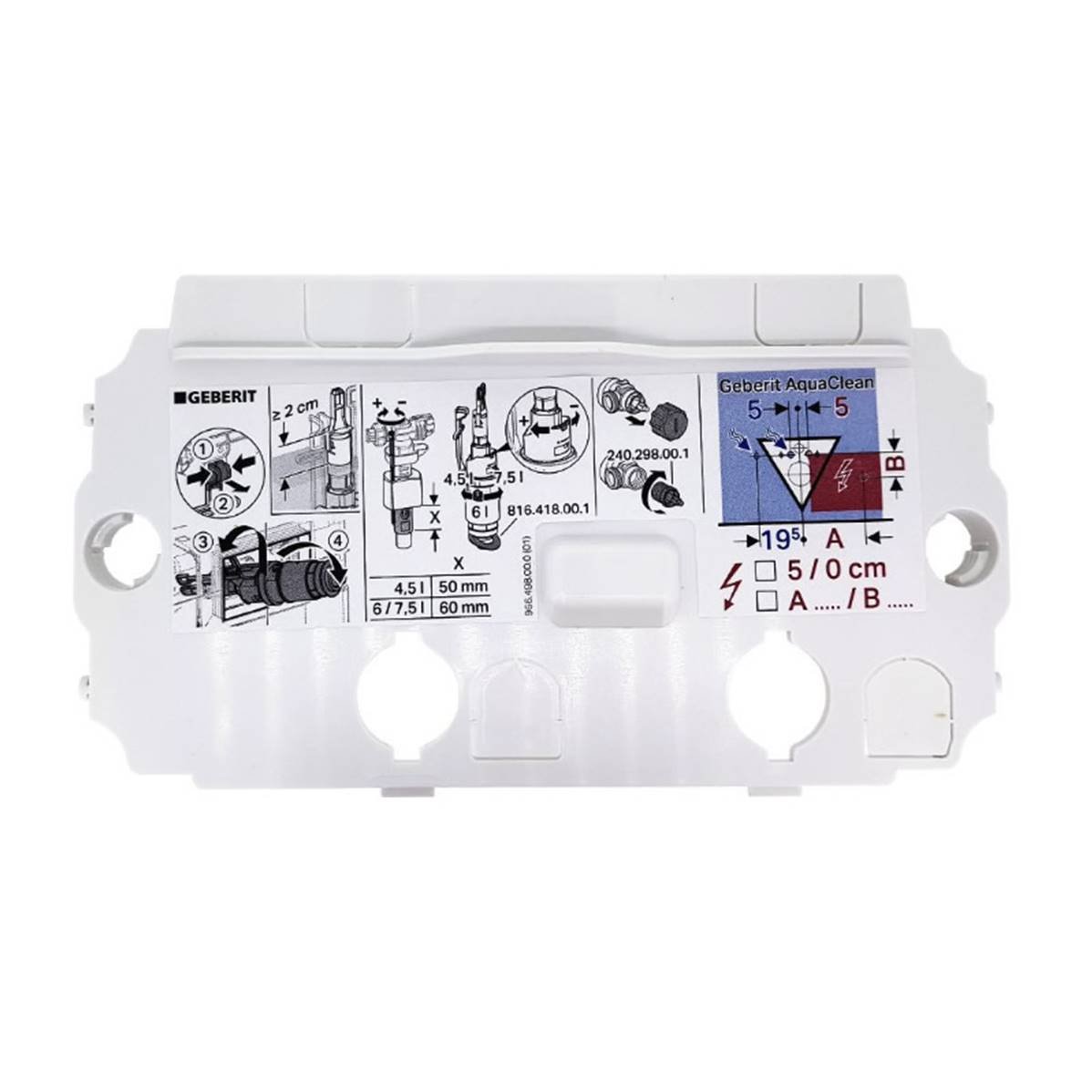 Geberit Protection Plate for Omega 12 243.089.00.1