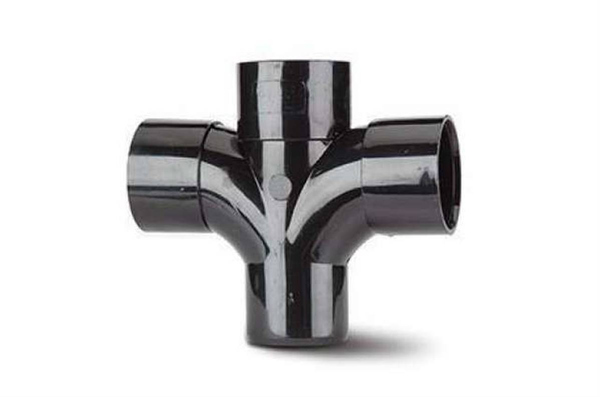 Polypipe Cross Tee 92½° 40mm WS38B