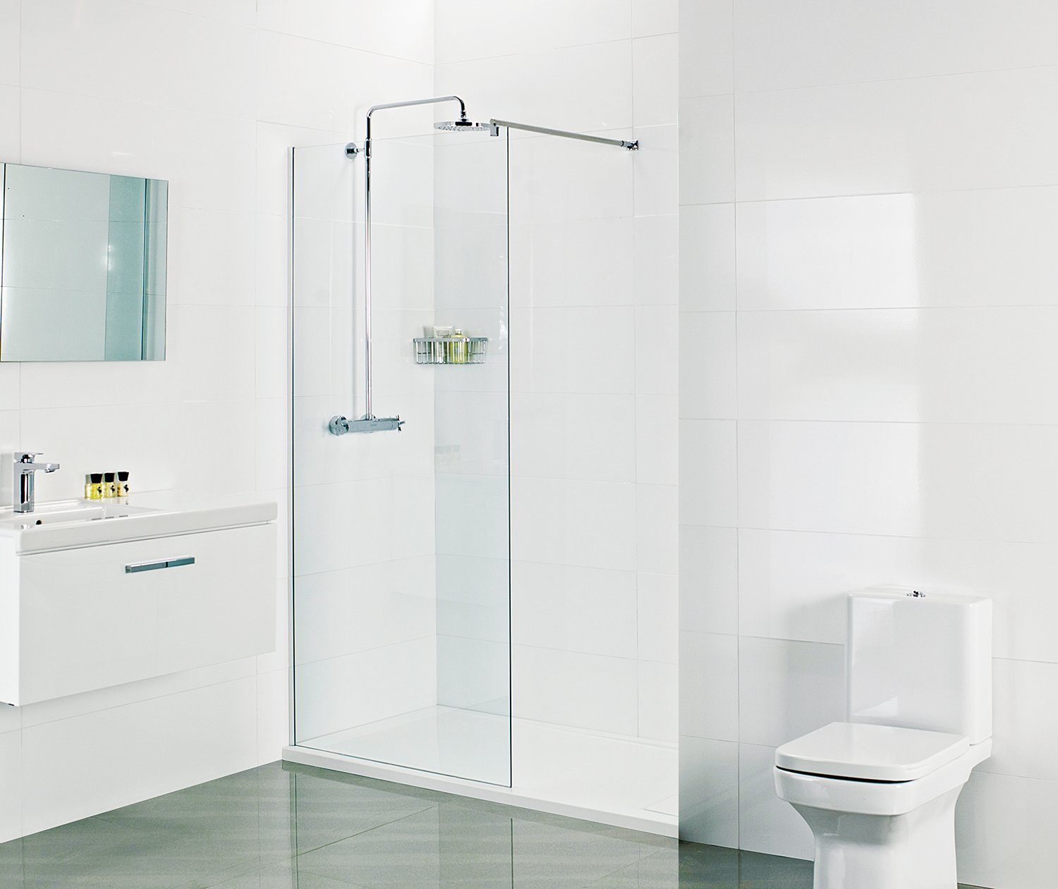 Instinct V2 1400 Corner Wet Room Panel - 10mm V2IN10SP14CS