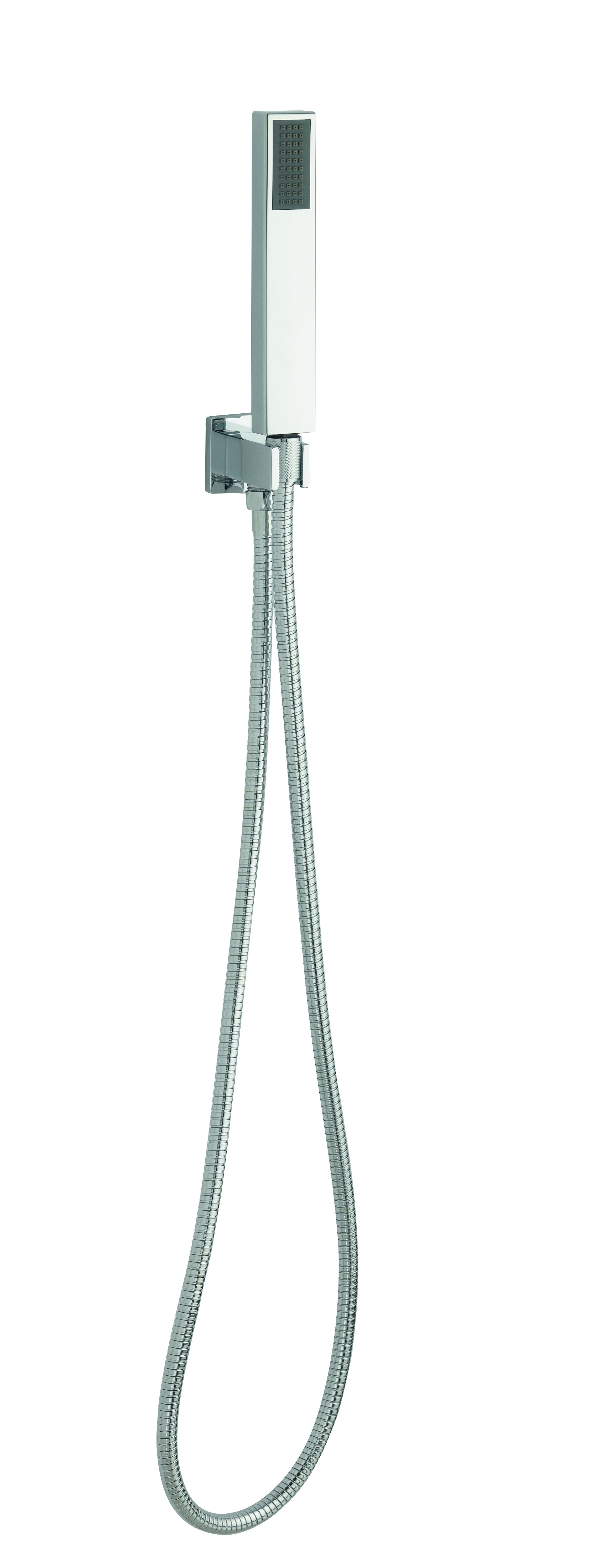 Instinct Nuance Square Wall Outlet Elbow with Bracket, Standard Hose and Square Pencil ABS Head INS37013