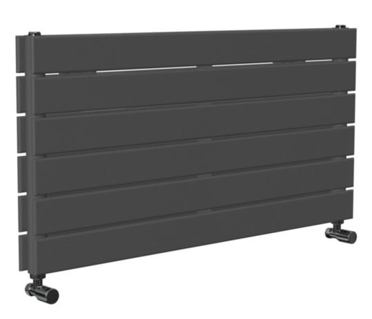 Tucker French 452 x 900mm Double Panel Anthracite Horizontal Radiator (Heating Only)
