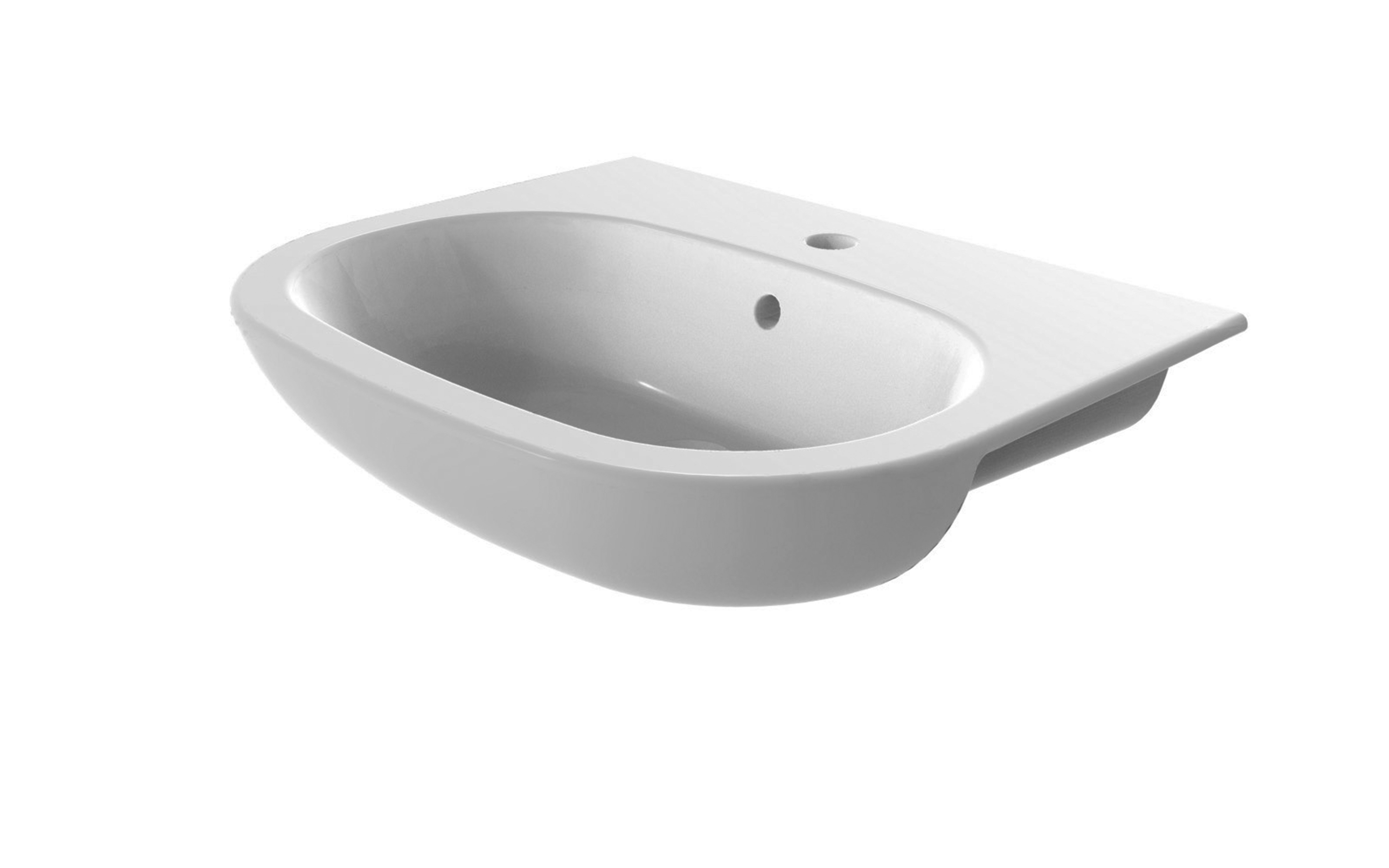 Instinct Ecstasy 560mm Semi Countertop Basin One Taphole INSEC011