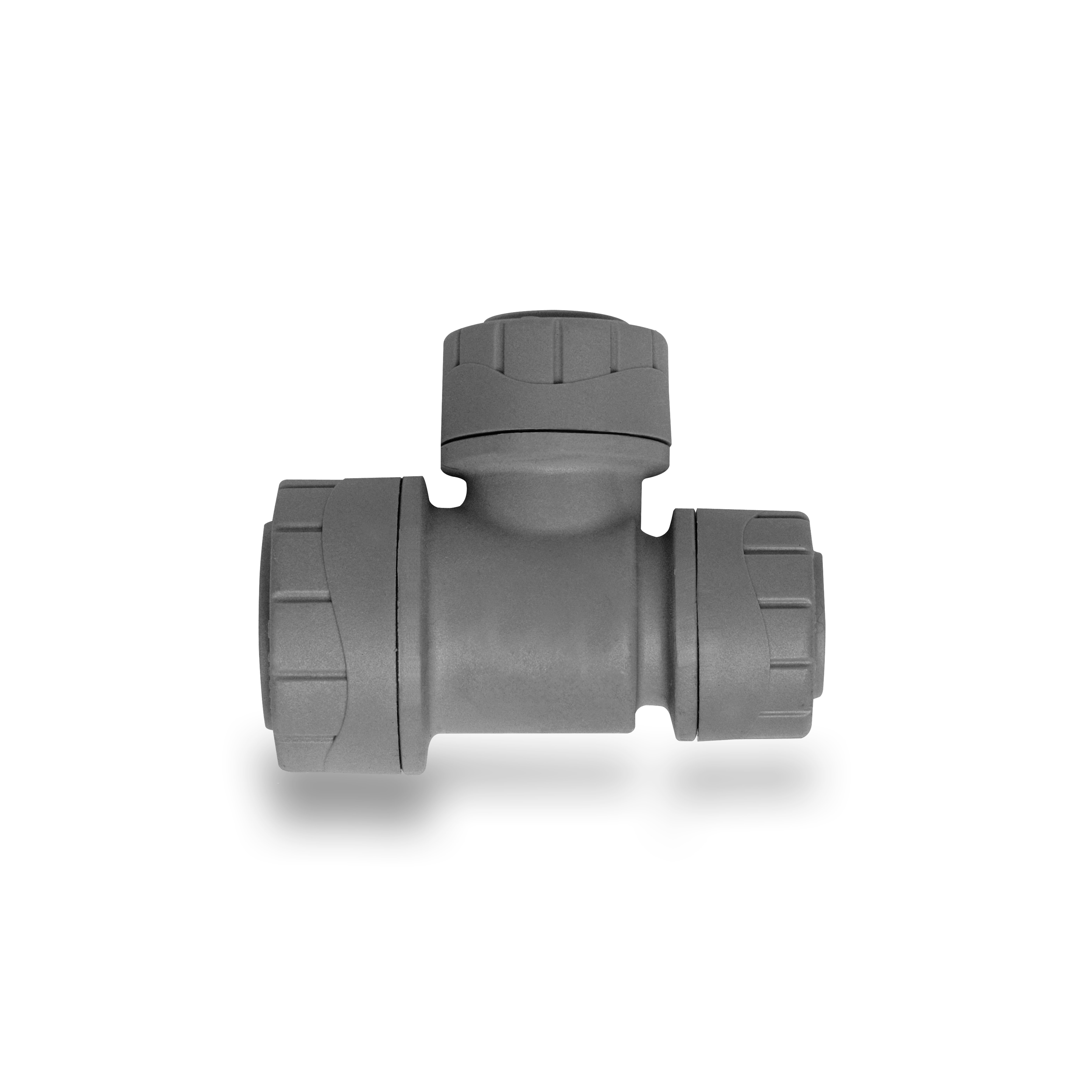 Polypipe PolyPlumb 28mm x 22mm x 22mm Branch and One End Reduced Tee