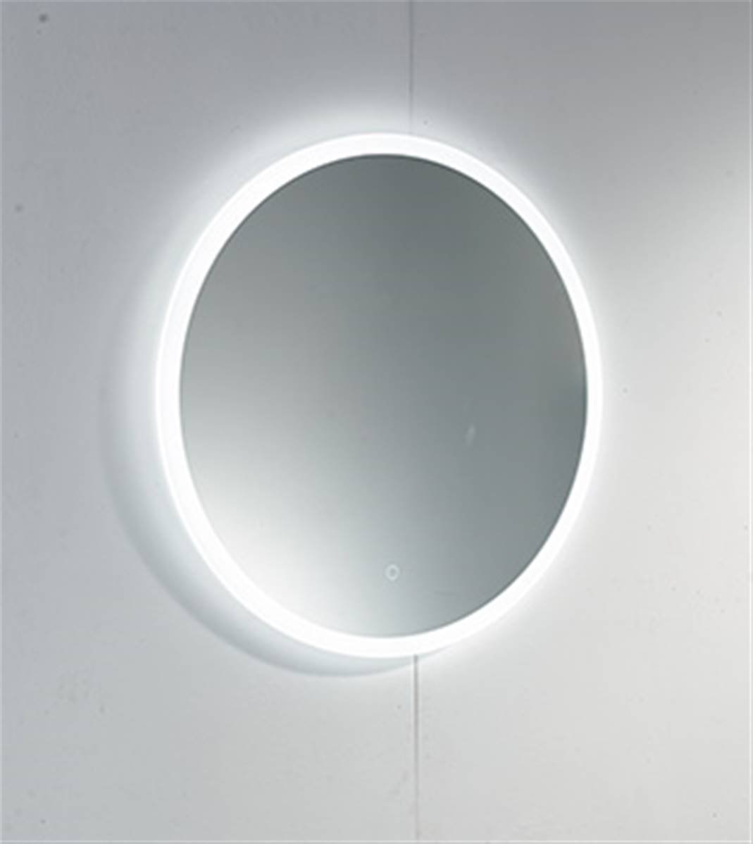Plumb2u Guadiana 800mm Round Illuminated LED Mirror Clear Glass BUW80