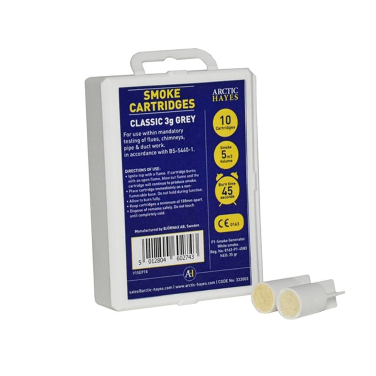Arctic Hayes 3g White Smoke Cartridges (10Pk) 333003