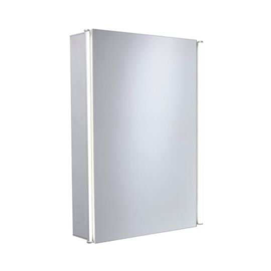 Tucker French Banstead 490 x 650 x 136mm Single Door LED Illuminated Mirror Cabinet (With Intergrated Charging Socket)