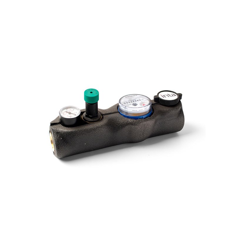 Inta 3/4" Tennant Water meter Assembly With Carrier PRV-CON34CA