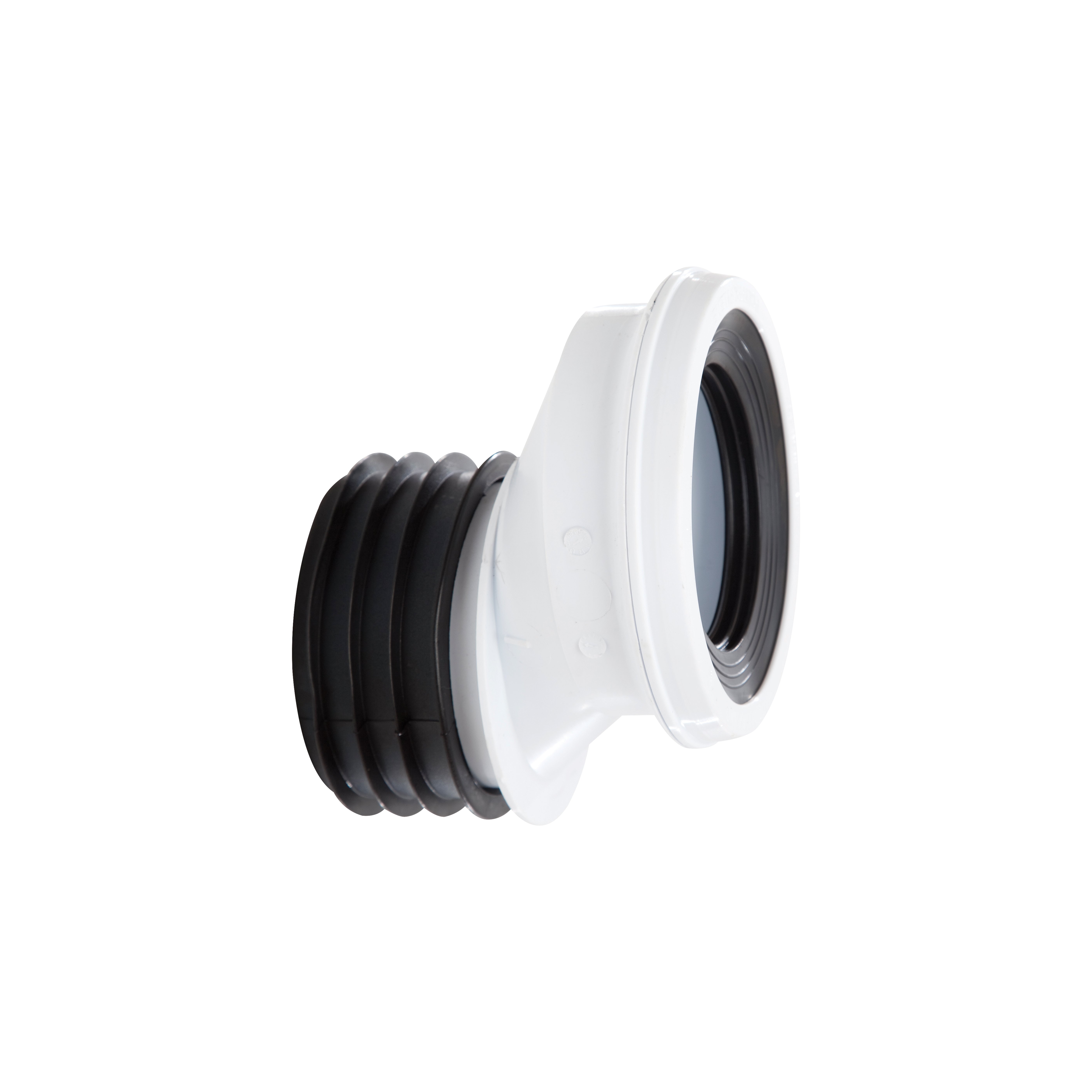 Polypipe KwickFit Offset 40mm 4"/110mm Pan Connector