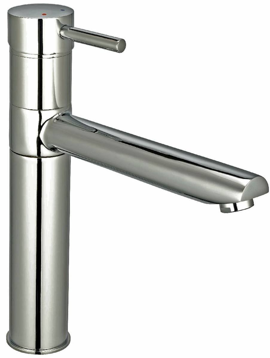 Reginox Hudson Single Lever Tall Kitchen Mixer Tap - Brushed Nickel - HUDSON BN